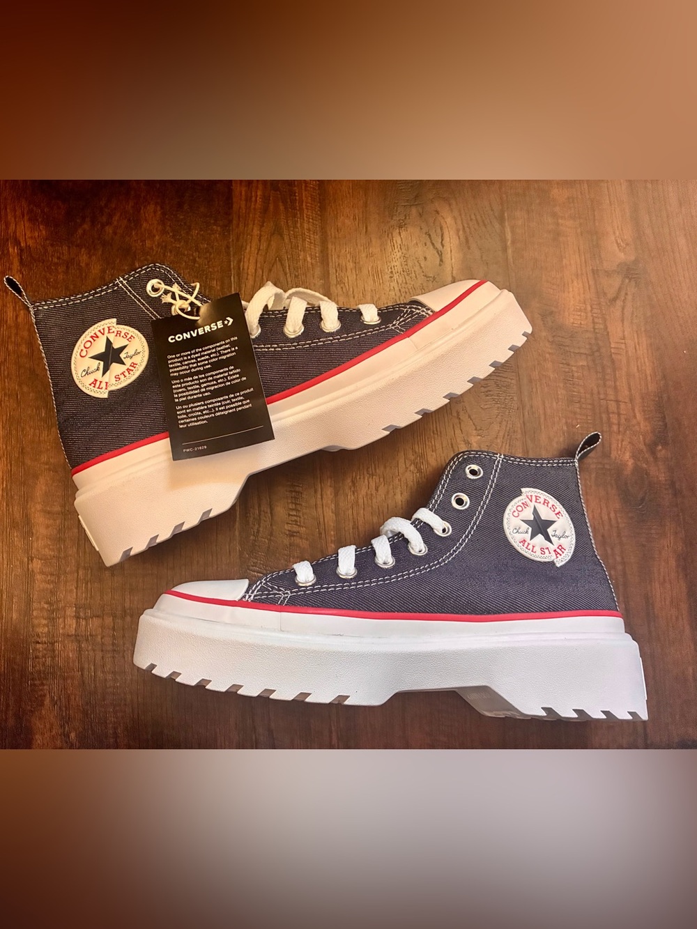 NWT! Rare Denim Converse